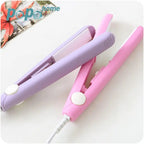 Mini Portable Hair Straightner / air smooth, silky, frizz-free and healthy. (random color)