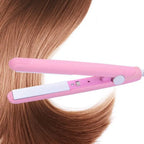 Mini Portable Hair Straightner / air smooth, silky, frizz-free and healthy. (random color)