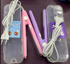 Mini Portable Hair Straightner / air smooth, silky, frizz-free and healthy. (random color)