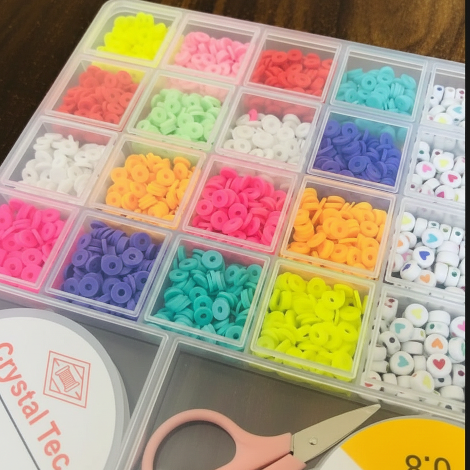 DIY Beads Box – Colorful Beads Set for Necklace & Jewelry Making