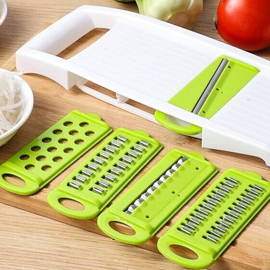 5in1 Vegetable Cutter | Multifunctional Stainless Steel Vegetable Cutter & Slicer