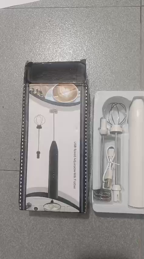 2-in-1 Rechargeable Coffee Beater & Electric Milk Frother – Smooth Mixing, Compact & Easy to Use