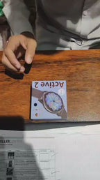 Active 2 Smart Watch | 1.3-Inch Full Touch Screen | 20mm Silica Gel Strap | Portable & Adjustable | Black